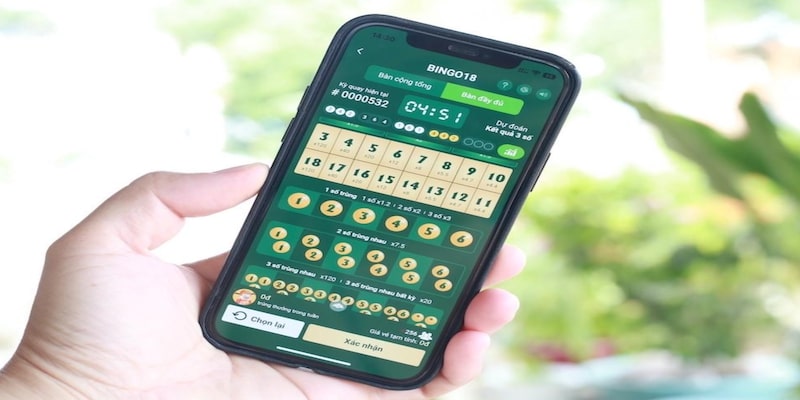 Hướng dẫn tham gia Bingo18 chọn 1 số trùng