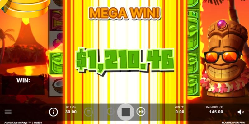 Người chơi làm giàu sau một ván quay hũ